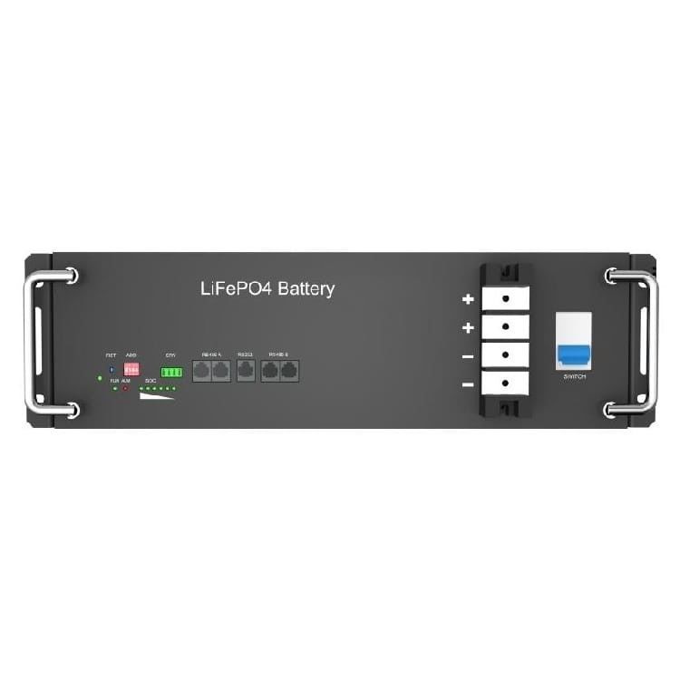 শিল্প বাণিজ্যিক শক্তি সঞ্চয় জন্য 2560Wh 51.2V ডিসি র্যাক মাউন্ট Lifepo4 ব্যাটারি