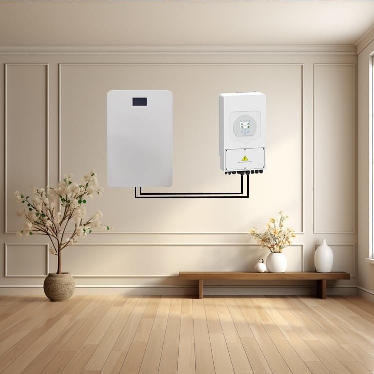 2.56kwh ওয়াল মাউন্ট লিথিয়াম আয়রন ফসফেট ব্যাটারি স্টোরেজ জন্য হোম সৌর সিস্টেম